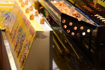 Pokemon waffles. 500 yen can buy you 20 of these tiny delights