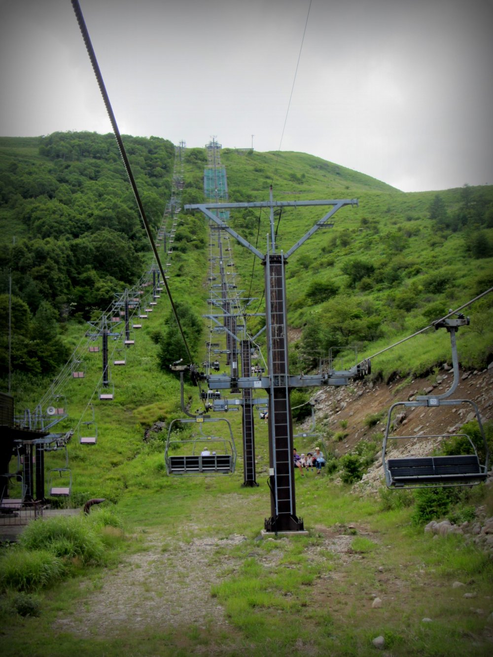 A few of the major lifts are open in the summertime, making getting to the summit pretty easy!