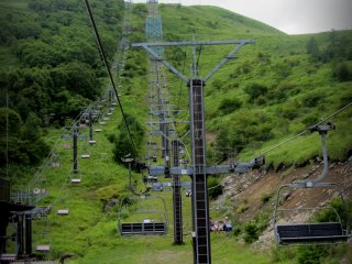 A few of the major lifts are open in the summertime, making getting to the summit pretty easy!
