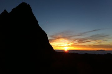 Sunrise from near the summit