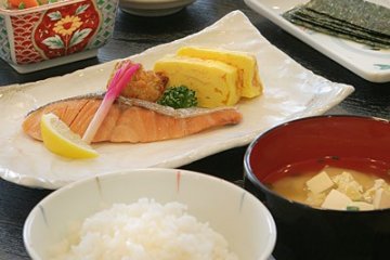 Japanese style breakfast