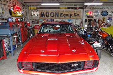 Moon Automotive Garage in the rear parking lot