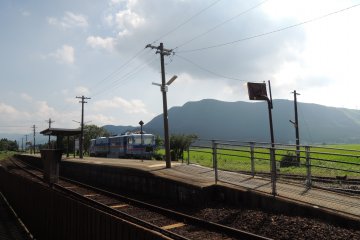 Cute countryside station with one platform
