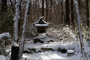 A small shrine along the main trail