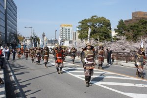 Samurai! Ieyasu Gyoretsu parade.