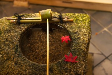 Tsukubai（A ritual washing bowl）