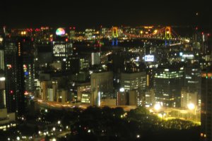 可以看到东京湾 彩虹桥