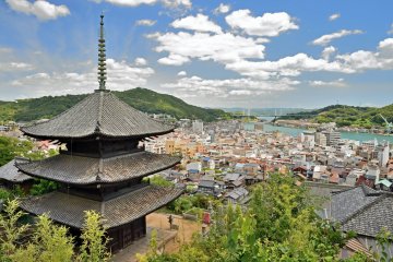 View of Onomichi from Tenneiji Temple