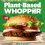 Plant-based Whopper Released at Burger King Japan