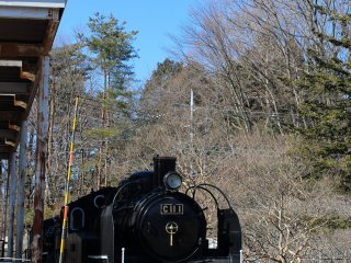 And you get to see a sample of Japan's esteemed steam trains. 