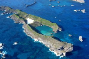 Breathtaking landscape of the Ogasawara Islands