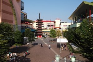 The main plaza and pagoda