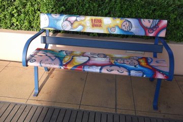<p>Another colorful bench</p>
