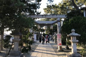 The path leading to the shrine