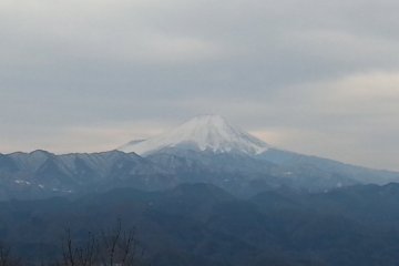 View towards Mount Fuji