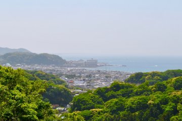 Kamakura as seen from the Daibutsu hiking trail