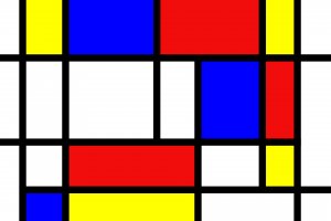 Mondrian became famous for his grid-based art, similar in style to this piece