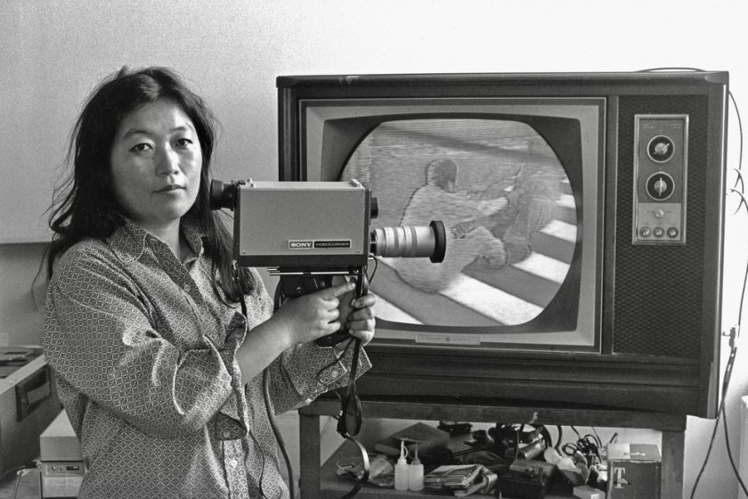 Shigeko Kubota was seen as a pioneer of the video sculpture field