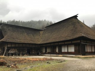 A magariya is a traditional L-shaped house in the Tono area.