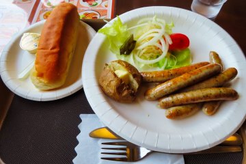 Lunch at Ham and Sausage Restaurant