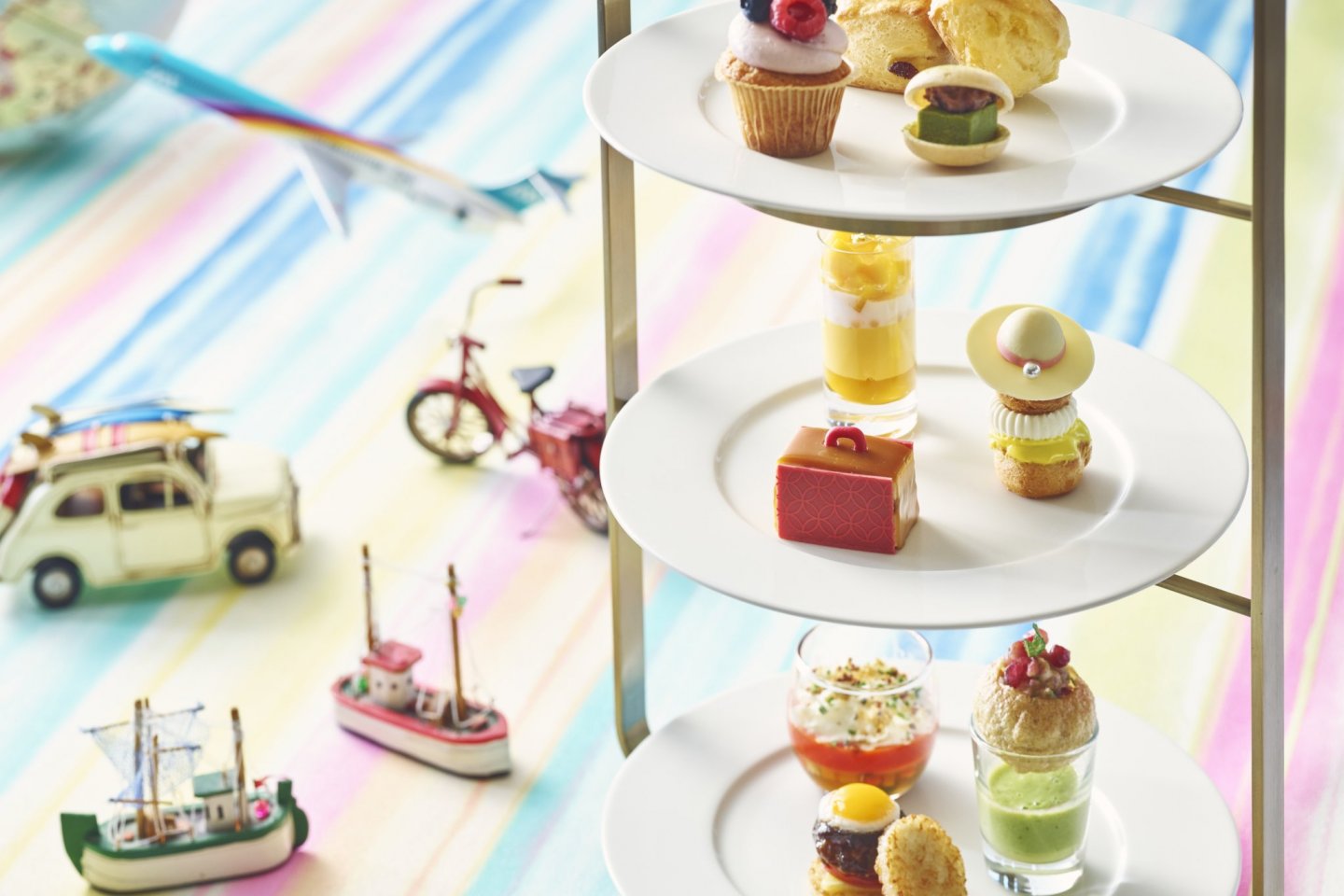 The Travel Afternoon Tea brings various cuisines to you