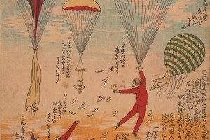 Shungyo Nagashima's "Balloons at Ueno Park" (1890) 