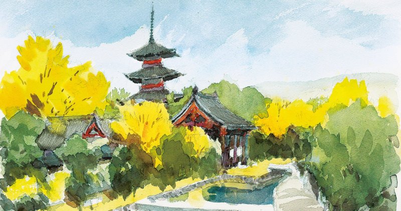 This event will focus on watercolor depictions of destinations and scenery around Kyoto