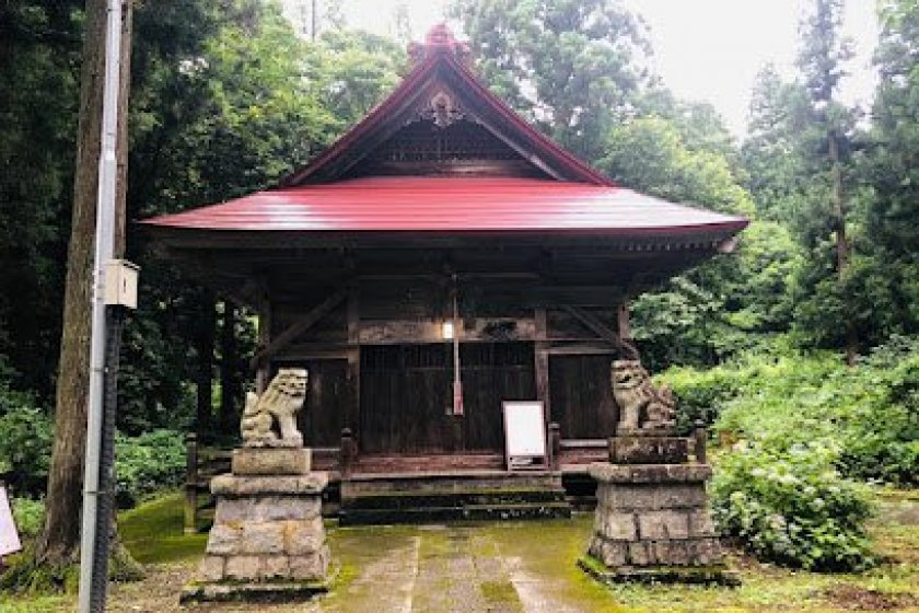The main shrine building