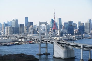Вид на Токио с Одайбы