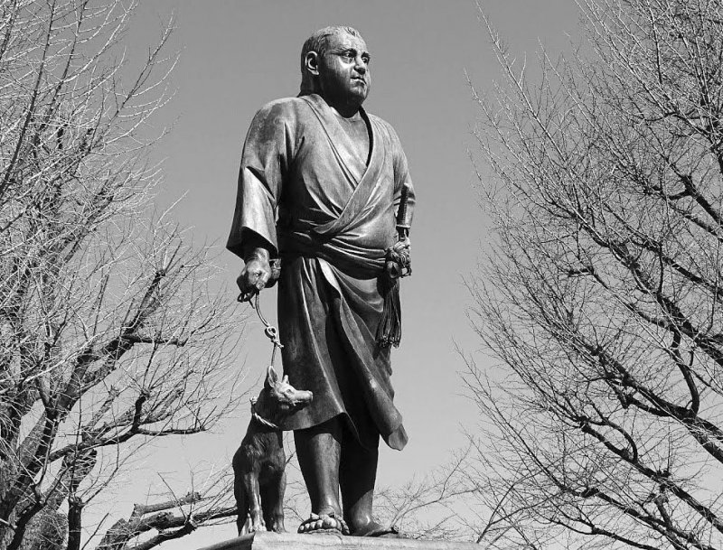 Памятник Сайго Такамори в Уэно, Токио