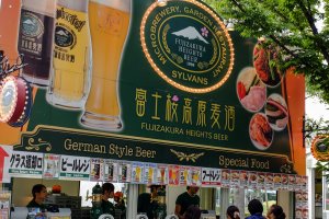 There were also some Japanese breweries competing against the German ones. Needless to say they didn't fare well during the event