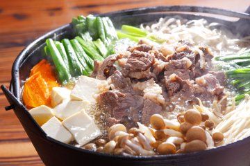 Fill up on the rich flavors of Sozuri hot pot