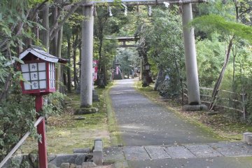The long approach to the shrine building adds drama to your walk up