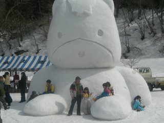 Lễ hội tuyết mùa đông mang những nhân vật hoạt hình đến với cuộc sống
