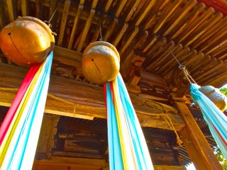 Beautiful eaves, and colorful bells