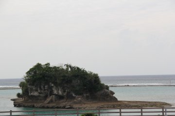 카데나 마리나 해변 근처 작은 섬
