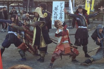 Tokugawa Ieyasu and the Mikawa Bushi performance team