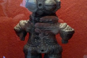 A dogu idol was used as a medium of healing and removing negativity from the body.