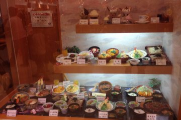 <p>The beautiful glass case reminded me of my many travels through Narita and Kansai airports looking for a suitable place to dine</p>