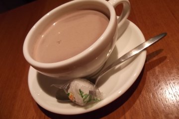 <p>Sweet hot chocolate</p>