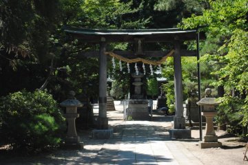 The gate leading to the main shrine precinct