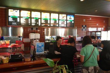 <p>Dozens of the workers at the Chili&#39;s Restaurants on Kadena Air Base are placed by the bilingual job staffing agencies</p>