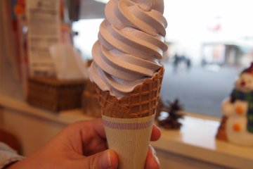 <p>Try the lavender ice cream at Bus Stop! It has a milkier taste than the one at Farm Tomita. Delicious!&nbsp;</p>