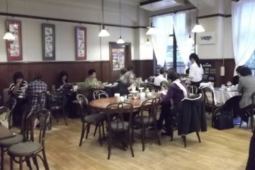 <p>Inside the cafe</p>
