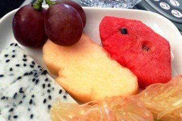 Fruits on business class service