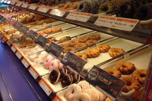 All the varieties offered are priced above 100 yen each for donuts that always appear flawlessly beautiful and appetizing