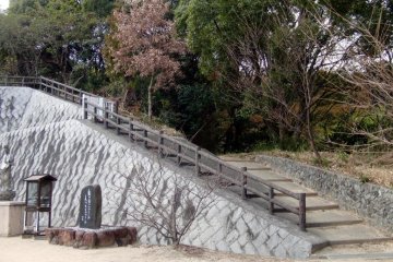 The start of the track at Taisan-ji