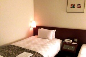 The Superior Room at Karasuma Kyoto Hotel is renovated to a modern style.