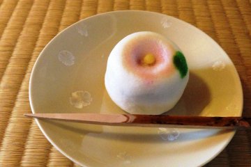 The Wagashi Sweets at the tea ceremony are a delight to behold