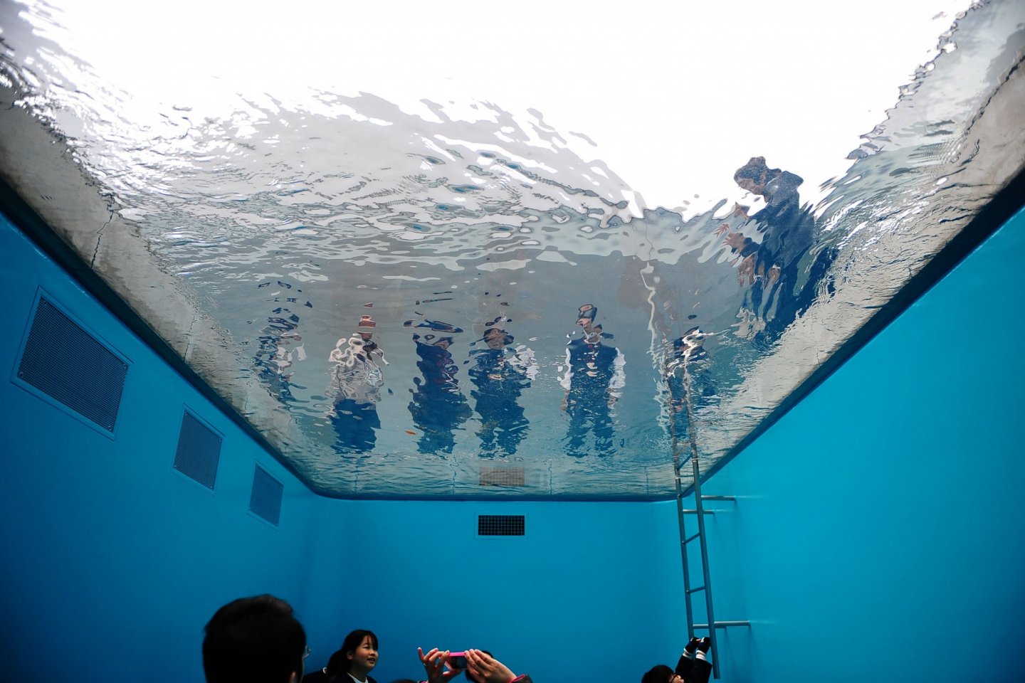 The Swimming Pool, view from below